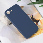 Maska / futrola Teracell Soft Velvet za iPhone 16e 6.1 tamno plava.