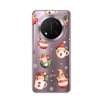 Silikonska maska / futrola print za Huawei Honor Magic 7 lite Ho Ho Ho.