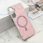 Maska / futrola GLAM GLOW MagSafe za Samsung A166 Galaxy A16 5G roze (MS).