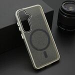 Maska / futrola CRYSTAL MagSafe za Samsung S921 Galaxy S24 5G crna (MS).