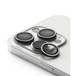 Folija za zastitu kamere DIAMOND za iPhone 16 Pro (6.3)/16 Pro Max (6.9) crna (MS).