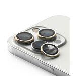 Folija za zastitu kamere DIAMOND za iPhone 16 Pro (6.3)/16 Pro Max (6.9) zlatna (MS).