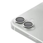 Folija za zastitu kamere DIAMOND za iPhone 16 (6.1)/16 Plus (6.7) srebrna (MS).