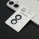Folija za zastitu kamere OCTAGON DIAMOND za iPhone 16 (6.1)/16 Plus (6.7) crna (MS).