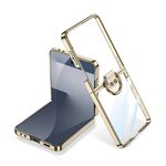 Maska / futrola RING LINES za Samsung F751B Galaxy Z Flip 7 5G zlatna (GKK case) (MS).