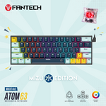 Tastatura Mehanicka Gaming Fantech MK874 RGB Atom 63 Navy (Red switch).