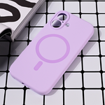 Maska / futrola Magsafe Pure color za iPhone 16 6.1 lila.