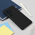 Silikonska maska / futrola Teracell Giulietta Magsafe za Samsung S938 Galaxy S25 Ultra crna.