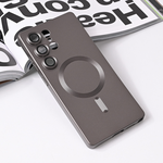 Maska / futrola Magsafe Chrome za Samsung S938 Galaxy S25 Ultra siva.