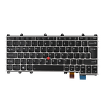 Tastatura za laptop Lenovo ThinkPad X380 Yoga sivi frejm veliki enter.