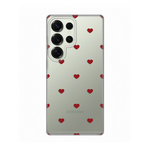 Silikonska maska / futrola print za Samsung S938 Galaxy S25 Ultra Red Hearts.