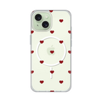 Maska / futrola print Magsafe za iPhone 15 Red Hearts.