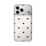 Maska / futrola print Magsafe za iPhone 17 Pro Max 6.9 Red Hearts.