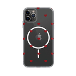 Maska / futrola print Magsafe za iPhone 11 Pro Red Hearts.