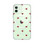 Maska / futrola print Magsafe za iPhone 12/12 Pro 6.1 Red Hearts.