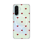 Maska / futrola print Magsafe za Samsung A366 Galaxy A36 5G Red Hearts.