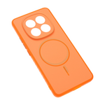 Maska / futrola Magsafe mat Line za Xiaomi Redmi Note 15 5G narandzasta.