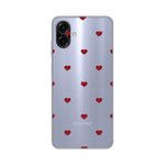 Silikonska maska / futrola print za Samsung A075F Galaxy A07 Red Hearts.