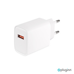 Kucni Punjac Pluginn AJ-18 QC3.0 18W sa micro USB kablom beli CE.