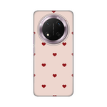 Silikonska maska / futrola print za Huawei Honor Magic 7 lite Beige Hearts.