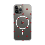 Maska / futrola print Magsafe za iPhone 13 Pro Max 6.7 Red Hearts.