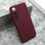 Maska / futrola FLEX MagSafe za Samsung S931 Galaxy S25 5G bordo (MS).