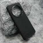 Silikonska maska / futrola BRUSHED za Huawei Honor X9C/Magic 7 lite crna (MS).