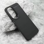 Silikonska maska / futrola BRUSHED za Huawei Honor X7b crna (MS).