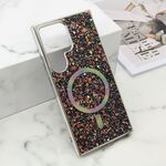 Maska / futrola GLAM GLOW MagSafe za Samsung S928 Galaxy S24 Ultra 5G crna (MS).