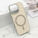 Maska / futrola GLAM GLOW MagSafe za iPhone 16 Pro (6.3) zlatna (MS).