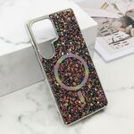 Maska / futrola GLAM GLOW MagSafe za Samsung S938 Galaxy S25 Ultra 5G crna (MS).