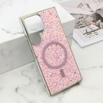 Maska / futrola GLAM GLOW MagSafe za Samsung S928 Galaxy S24 Ultra 5G roze (MS).