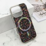 Maska / futrola GLAM GLOW MagSafe za iPhone 16 Pro (6.3) crna (MS).