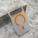 Maska / futrola HOLOGRAM za iPhone 17 Pro narandzasta (MS).