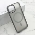 Maska / futrola SILKY MAGSAFE II za iPhone 15 siva (MS).