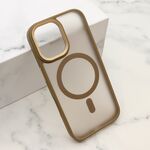 Maska / futrola SILKY MagSafe II za iPhone 17 zlatna (MS).
