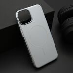 Maska / futrola PURE mat MagSafe za iPhone 14 (6.1) srebrna (MS).