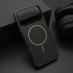 Maska / futrola PURE mat MagSafe za iPhone 17 Pro Max (6.9) crna (MS).