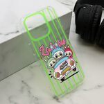 Maska / futrola print PARTY za iPhone 16 Pro (6.3) zelena LBB004 (MS).
