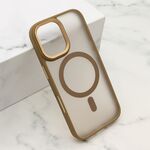 Maska / futrola SILKY MagSafe II za iPhone 17 braon (MS).