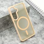 Maska / futrola SILKY MAGSAFE mat za Samsung S921 Galaxy S24 5G roze (MS).