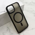 Maska / futrola SILKY MAGSAFE II za iPhone 13 (6.1) crna (MS).