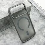 Maska / futrola SILKY MagSafe mat za iPhone 17 Pro siva (MS).