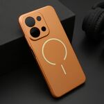 Maska / futrola PURE mat MagSafe za Xiaomi Redmi 15C 4G 171mm (global) narandzasta (MS).