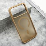 Maska / futrola SILKY MagSafe mat za iphone 17 Pro Max (6.9) zlatna (MS).