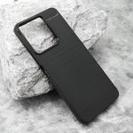 Silikonska maska / futrola BRUSHED za Xiaomi Redmi 13C/Poco C65 pro crna (MS).