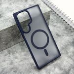 Maska / futrola SILKY MAGSAFE mat za Samsung Galaxy S23 Ultra plava (MS).