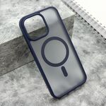 Maska / futrola SILKY MAGSAFE mat za iPhone 15 Pro Max (6.7) plava (MS).