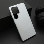 Maska / futrola PURE mat MagSafe za Samsung S938 Galaxy S25 Ultra 5G srebrna (MS).