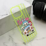 Maska / futrola print PARTY za iPhone 15 Pro (6.1) zuta LBB004 (MS).